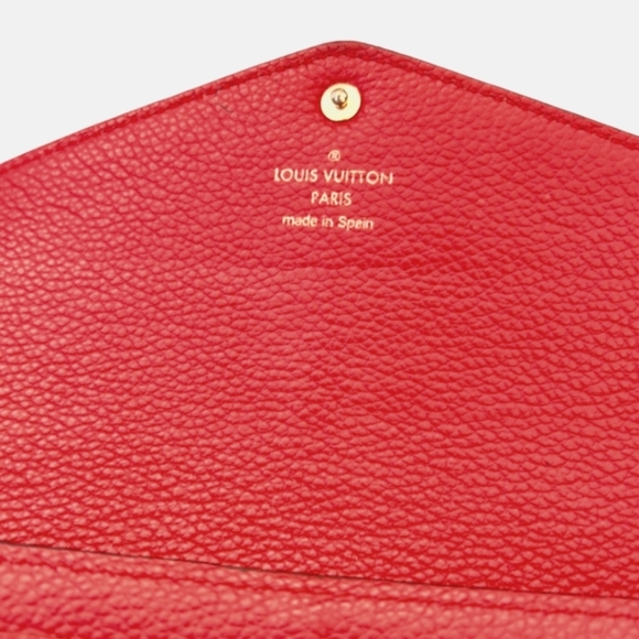 Louis Vuitton Empreinte Curieuse Red Wallet EUC - Picture 8 of 17